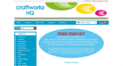 Desktop Screenshot of craftworkz.com.au